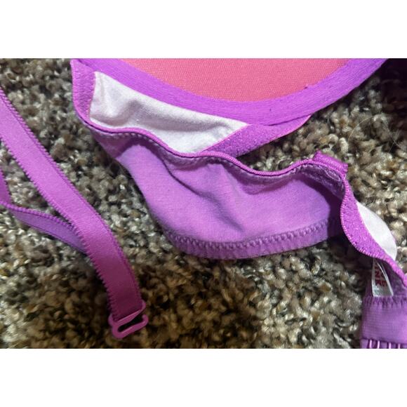 Victoria Secret Pink Convertible Push Up Bra Purple 34B - Picture 5 of 6